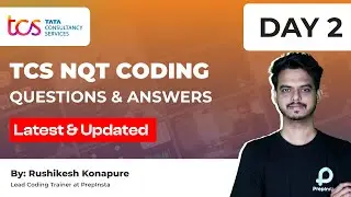 TCS NQT Coding Questions and Answers Day -2 | TCS NQT Preparation 2024