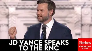 FULL REMARKS: JD Vance Speaks To The RNC And Accepts 2024 GOP Vice Presidential Nomination