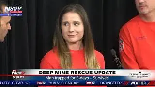 DEEP MINE RESCUE UPDATE: Maricopa County Sheriff, Rescuers Hold Newser (FNN)