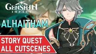 Alhaitham Story Quest | All Cutscenes | Vultur Volans Chapter: Act 1 | Genshin Impact 3.4