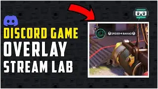 how to add discord custom game overlay on stream lab OBS | Pin Tech |