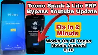 Tecno Spark 4 Lite Frp Bypass Youtube Update🔒 Tecno Spark 4 Lite FRP Bypass 2023