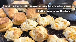 How to Make the Best Easiest Biscuits PLUS 2 Other Quick Breads with the Same Recipe!