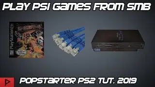 Play PS1 Games From PS2 SMB Using Popstarter and OPL Tutorial (2019)