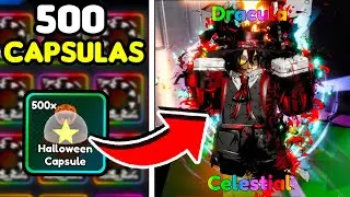 FINALMENTE PEGUEI ALUCARD?! ABRI 500 CAPSULAS DO EVENTO DE HALLOWEEN DO ANIME LAST STAND NO ROBLOX