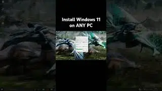 Install Windows 11 on ANY PC @ITCHYTECHY #shorts