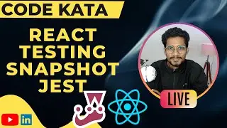 React Testing | Jest | Snapshot Testing | Typescript