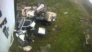 BMW R 1200 GS Adventure. Offroad Crash.