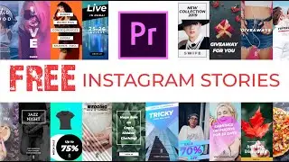 21 FREE Instagram Story Adobe Premiere Pro Templates