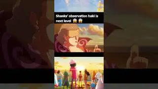 Shank's Observation Haki #onepiece