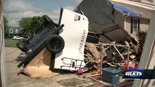 National weather Service continues to survey storm damage in Grayson County