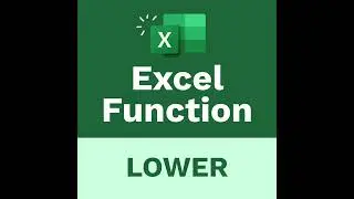 The Learnit Minute - LOWER Function #Excel #Shorts