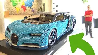 Life-Size LEGO Technic Bugatti Chiron with 1 Million Pieces!