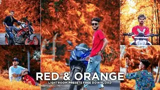 Red & Orange - Lightroom Mobile Presets DNG | Red & Orange Tone | Lightroom Presets Free