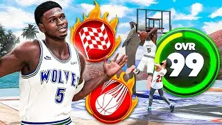 99 OVR ANTHONY EDWARDS BUILD is UNGUARDABLE in EVERY GAME-MODE (NBA 2K24)