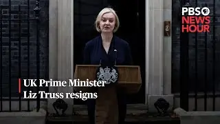 WATCH: UK Prime Minister Liz Truss resigns