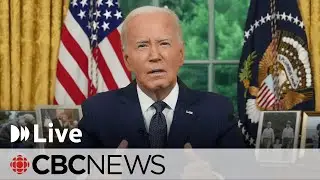 Biden addresses U.S. after ending re-election campaign