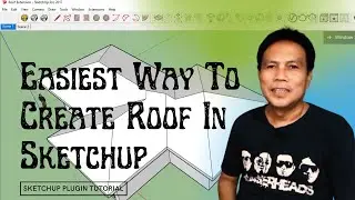 Sketchup Tutorial : How To Use The Roof Plugin From Sketchucation