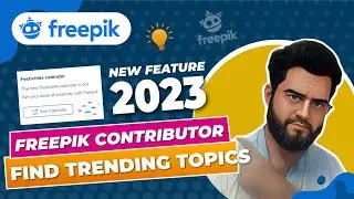 How to become creative and find trending topics on Freepik | New feature on freepik in Urdu