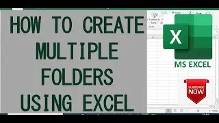 How to create multiple folders from text file without software, many folders at once, text to folder