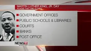 What’s open on Martin Luther King Jr. holiday