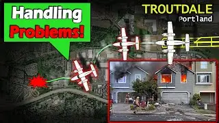 FATAL CRASH Into Residential Houses at Troutdale - Portland, OR