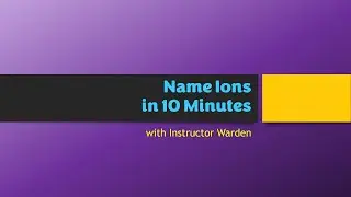 Rules for Naming Ions