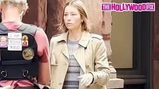 Jessica Biel Is Spotted On Location Filming Her New Movie 'The Better Sister' In New York, NY