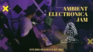 Behringer model d and  Arturia microfreak live jam (Ambient electronica)