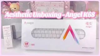 Unboxing and Reviewing Aesthetic RGB Wireless Keyboard - Kemove Angel K68