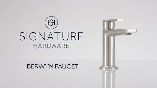 An Ultra-Modern Finishing Touch - The Berwyn Bathroom Faucet