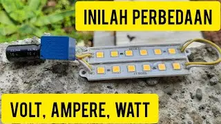 Perbedaan volt dan ampere