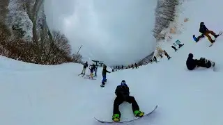 Snowboarding calm the mind (Andrezelao)