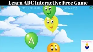 Teach your Kids ABC With Fun Interactive Balloon Game | Kids Learning Apps | Tutorial for Kids