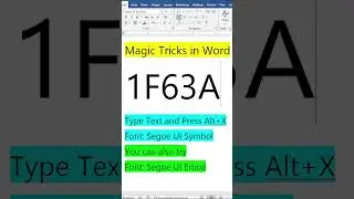 MAGIC TRICKS | Shortcut Keys | Cat 😺 Symbol #msword #shortcutkeys #computer