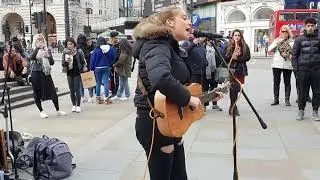 Busking RIHANNA in London - STAY | ALLIE SHERLOCK