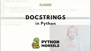 Docstrings in Python