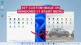 How to set a custom image in Windows 11 start menu background?