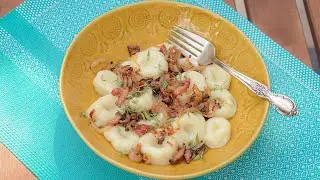 How to make POTATO GALUSHKI | Easy recipe UKRANIAN GNOCCHI | Cook with Ukraine | ASMR cooking