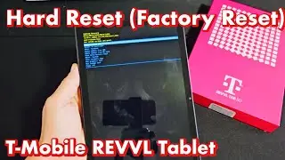 REVVL Tablet: How to Hard Reset (Factory Reset)