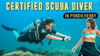 In PONDICHERRY for my PADI Open Water Scuba Diving Course 🤿 Scuba Diving Experience in India