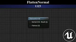 UE5: Materials (Ep.16 Reduce Normal Strength (FlatternNormal Node))