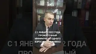Прожиточный минимум на одного человека в расчете на месяц в 2022 году 