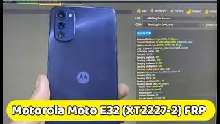 Moto E32 (XT2227-2) 2023 Bypass google account android 11 frp