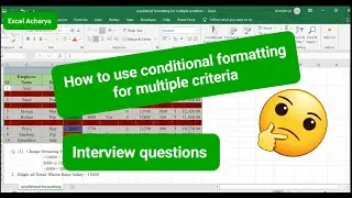 Conditional formatting in excel | conditional formatting in excel in hindi | conditional formatting