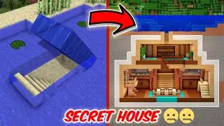 MADE A UNDERWATER SECRET BASE IN MINECRAFT | ANDREOBEE