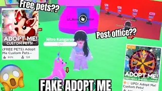 Playing FAKE adopt me games! ~ 2017 remake? ~ custom pets? ~LunarXnoodles