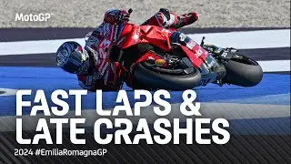 Crashes galore in the last 5 mins of #MotoGP Practice 💥 | 2024 #EmiliaRomagnaGP