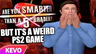 Are You Smarter Than A 5th Grader but its a weird PS2 game