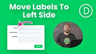 How To Move The Contact Form Field Labels To The Left Side